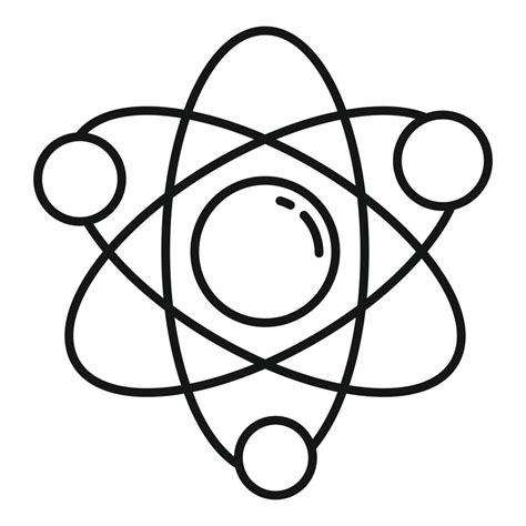 Science gravity icon, outline style 14527526 Vector Art at Vecteezy