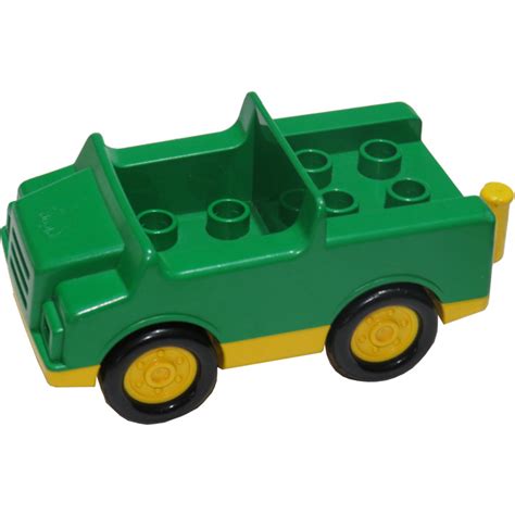 Duplo Car With Yellow Base And Tow Bar Brick Owl Lego Marknad