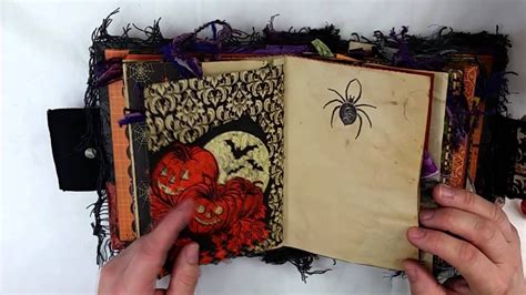 Halloween Themed Journal Halloween Mini Albums Halloween Junk