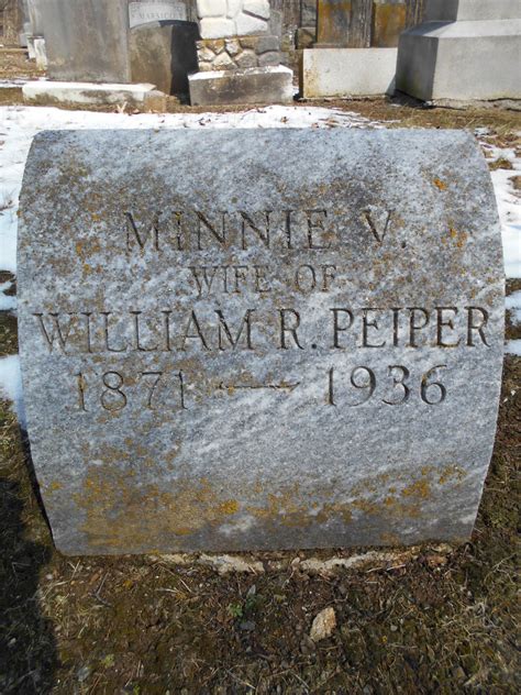 Minnie V Heberlig Peiper Memorial Find A Grave