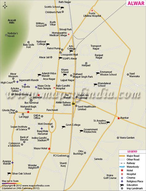 Alwar District Village Map - Carlye Albertina