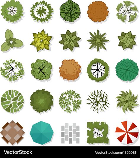 Landscape design elements Royalty Free Vector Image