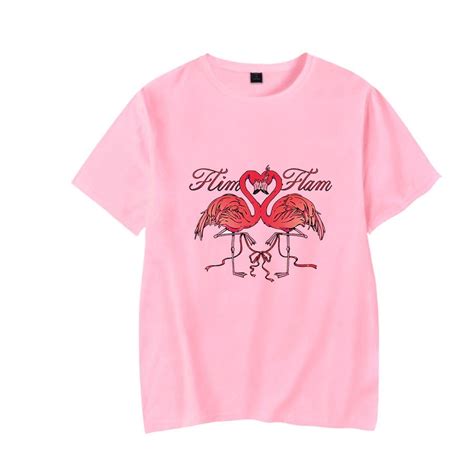 Flim Flam Cosplay Merch Flamingo Love Birds T Shirt Short Sleeve Women Men Summer Tee Top Tshirt