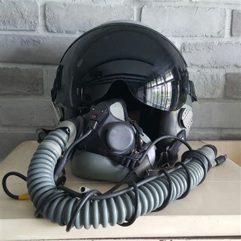 Vintage Jet Fighter Pilot Helmet, Vintage & Collectibles on Carousell