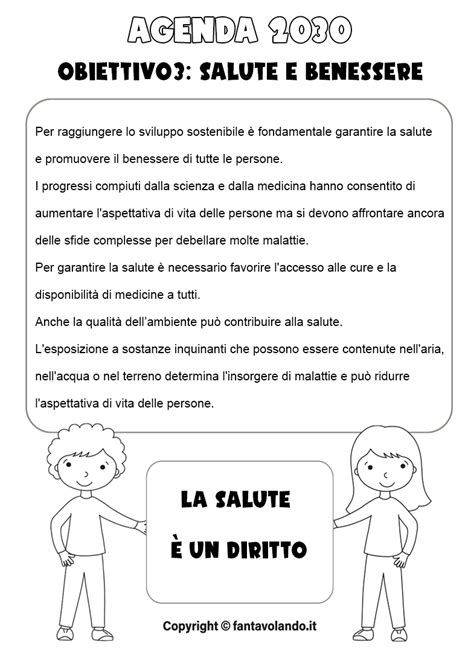 Agenda Percorso Per La Scuola Primaria Obiettivo Salute E