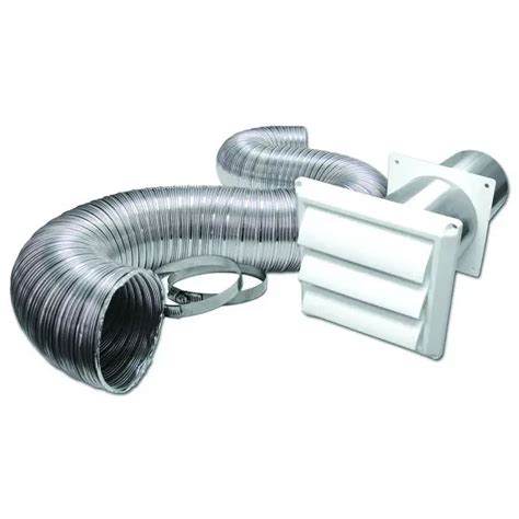 Lambro 313wul Louvered Dryer Vent Kit Aluminum 5 Piece Each