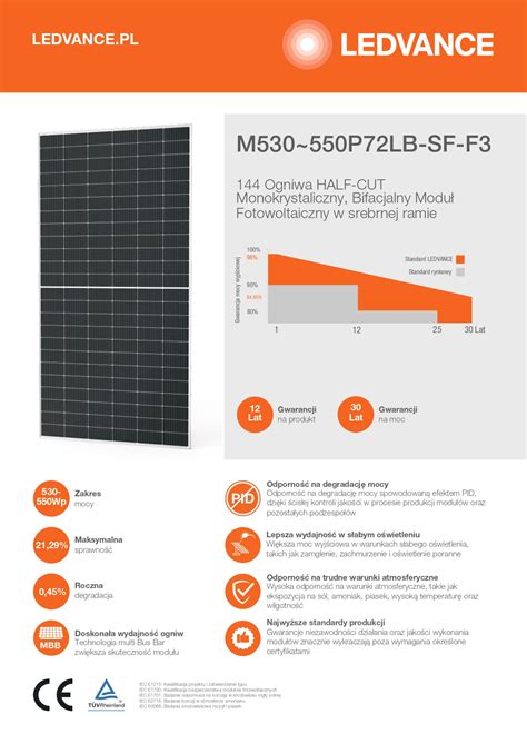 LEDVANCE 550W 550P72LB SF F3 BIFACIAL Hurtownia PVsklep