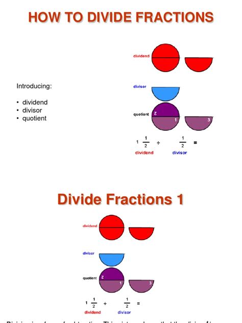 Dividing Fractions Using Visual Fraction Models | PDF | Division ...