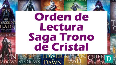 Orden Libros Trono de Cristal Sarah J Maas Daniel Sepúlveda