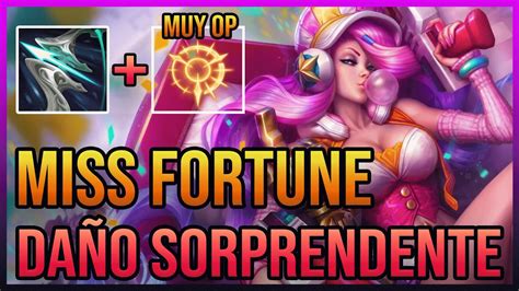 MISS FORTUNE ADC S12 ESPAÑOL CÓMO JUGAR MISS FORTUNE GAMEPLAY