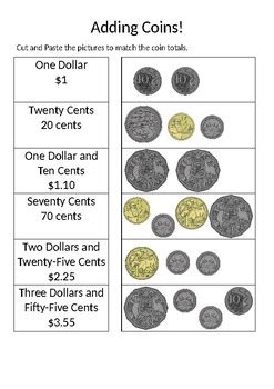 Australian Money Worksheets Counting Coins And Notes Money Worksheets