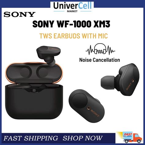 SONY WF-1000XM3 BLUETOOTH TWS EARBUDS WITH MIC | Shopee Singapore