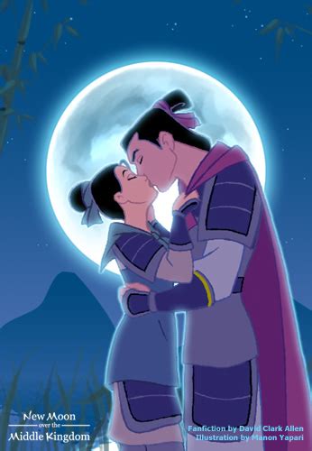 Mulan and Shang Kiss by manony on DeviantArt