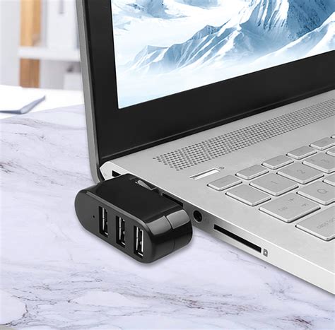 Мини USB хаб разветвитель USB 3.0 с поворотным штекером (ID#1874375629 ...