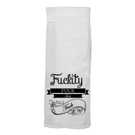 Tea Towel Fuckity Fuck Fuck Soap Stop Body Shop
