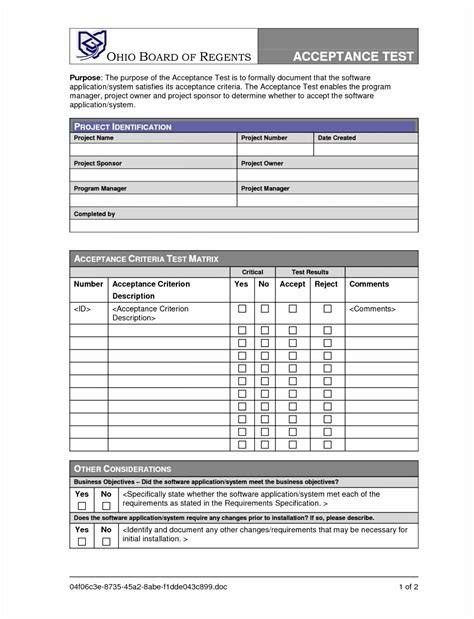 Document Template For Uat Sign Off 4