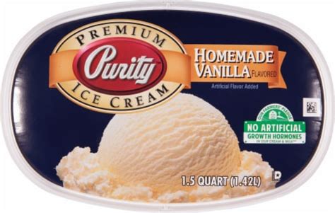 Purity Homemade Vanilla Ice Cream Tub 48 Oz Pick N Save