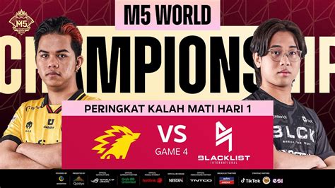 Bm M Peringkat Kalah Mati Hari Onic Vs Blacklist International