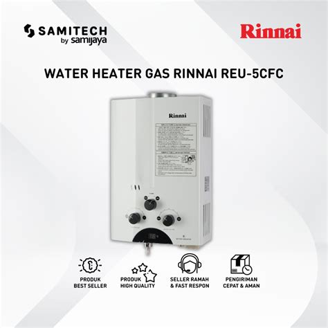 Jual Water Heater Pemanas Air Gas Lpg Rinnai Reu Cfc Reu Cfc