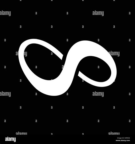 Vector De Simbolo Infinito Imágenes De Stock En Blanco Y Negro Alamy