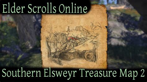 Southern Elsweyr Treasure Map 2 Elder Scrolls Online ESO YouTube