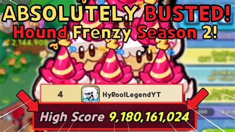 9 BILLION DMG Cake Hound Frenzy Team That Got Me To TOP 4 Cookie