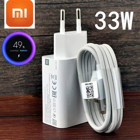 Xiaomi cargador rápido 33W carga Turbo originales de la UE QC 4 0