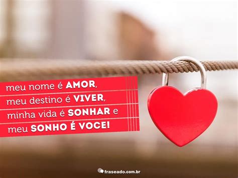 Meu Nome é Amor Mensagem Bonitas De Amor Amor E Frases De Amor