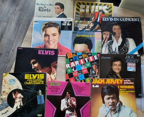 Elvis Presley And Related Elvis Presley Albums En Jack Jersey Lp 1973 Catawiki