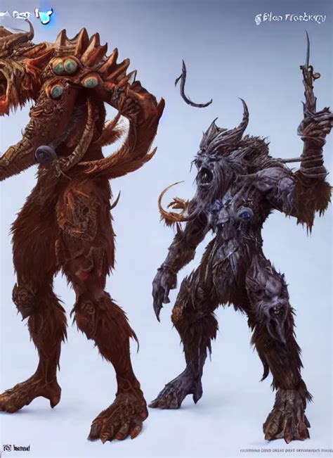 Krea Fantasy Proto Slavic Mythology Creatures Inspired Blizzard