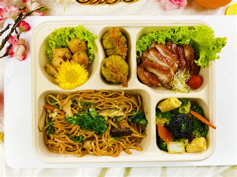 CNY Vegetarian Bento A Halal Buffet Catering Singapore