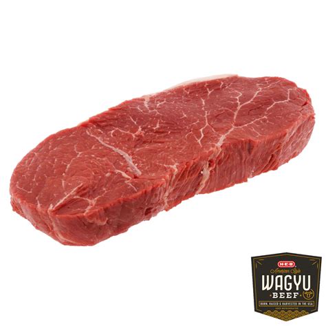 H E B American Style Wagyu Beef Boneless Top Sirloin Steak Thin Cut