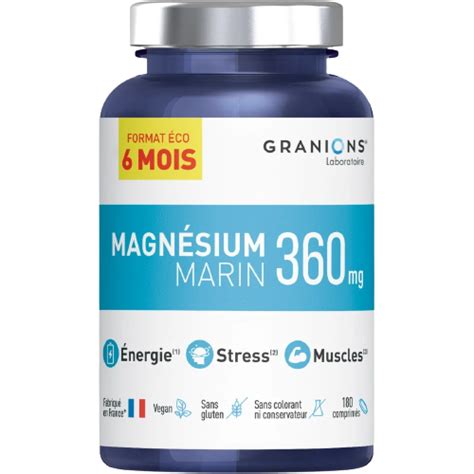 Granions Magnesium Marin Mg Comprim S Pharmacie En