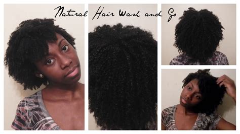 Wash And Go Tutorial Kinky Curly Natural Hair Youtube