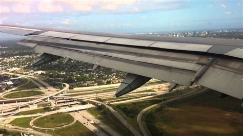 Air Canada A321 Landing Fort Lauderdale Youtube