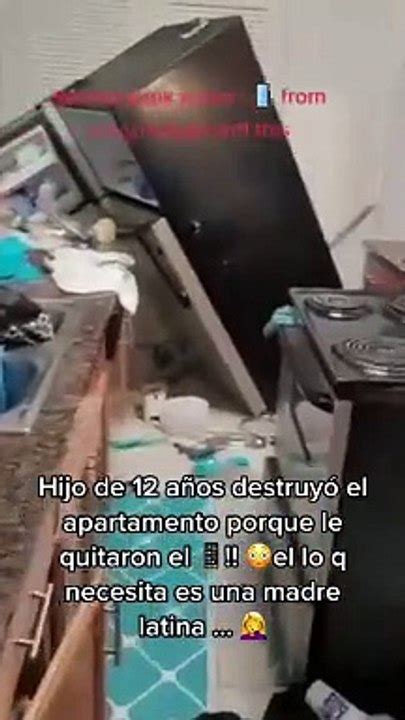 Ni O De A Os Destruy El Apartamento Porque Le Quitaron El Celular