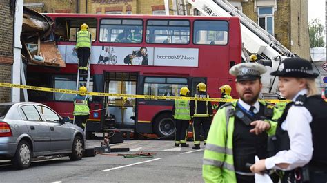 London Double Decker Bus Crashes Into Shop Cnn