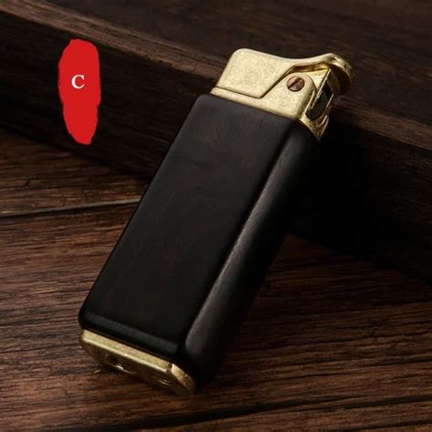 Briquet immortel cadeaux hommme Bois de santal créatif kérosène briquet