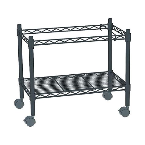 Safco Metal Mobile File Cart With Lockable Wheels Black 5201bl