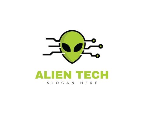 Premium Vector Alien Tech Logo Design For Brand