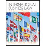 International Business Law Text Cases And Readings Th Edition