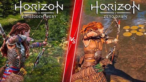 Horizon Forbidden West Vs Horizon Zero Dawn Direct Comparison