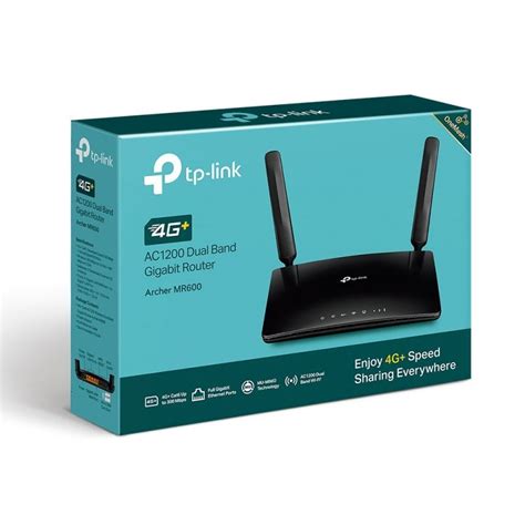 Tp Link Archer Mr600 Router 4g Lte Cat6 Ac1200 Wireless Dual Band