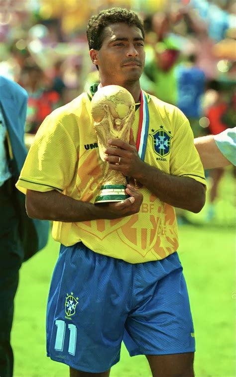 Rom Rio Em Sele O Brasileira De Futebol Fotografia De Futebol