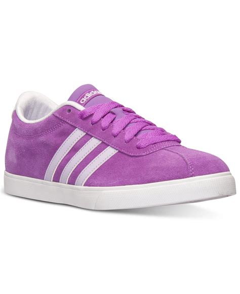 Lyst - Adidas Women's Courtset Casual Sneakers From Finish Line in Pink