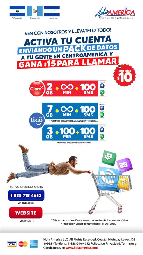 Promoci N Activa Cuenta Pack Datos Centro Am Rica Junio