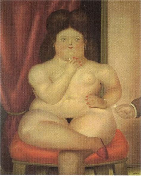 Woman Sitting Fernando Botero Wikiart Org