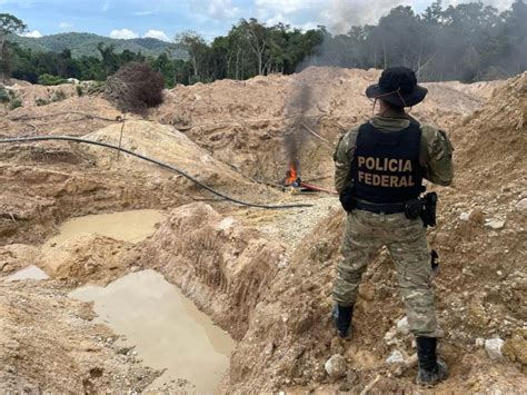 Opera O Da Pf Combate Garimpo Ilegal Na Terra Ind Gena Sarar R Dio