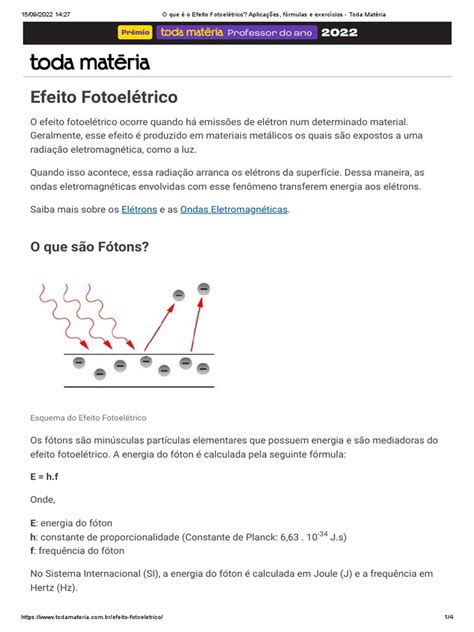 Efeito Fotoelétrico - O Efeito Fotoelétrico: Descrição, Descoberta, Aplicações e Exercícios ...