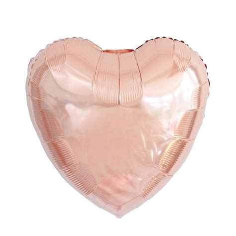 Rose Gold Foil Heart Balloon Ruby Rabbit